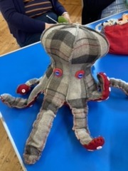 Fabulous octopus made by Sylvia